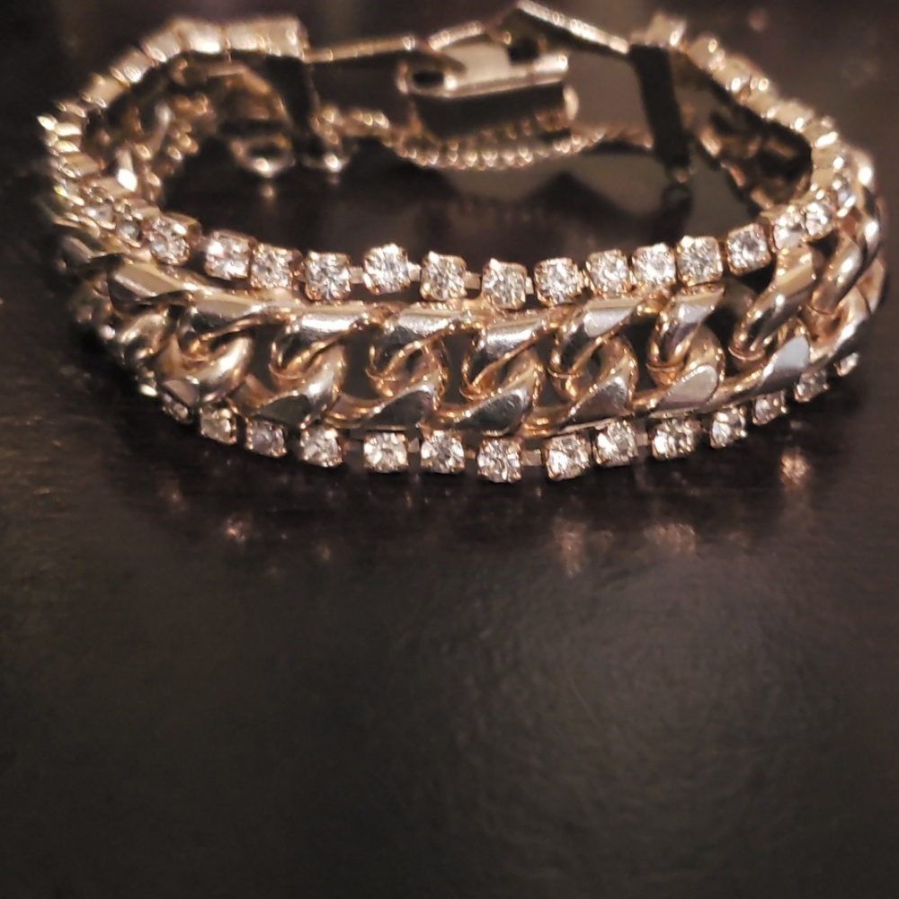 Vintage Rhinestone Bracelet